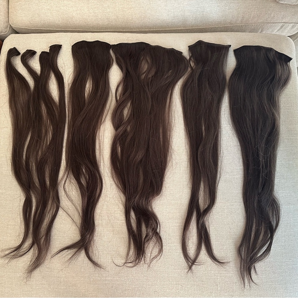Bellami Walnut Brown 22” hair extensions